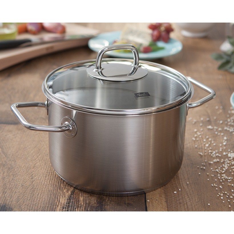 Bộ nồi inox Đức cao cấp Fissler Viseo hàng chính hãng 100% sản xuất tại Đức, an toàn cho sức khỏe, bền, đẹp