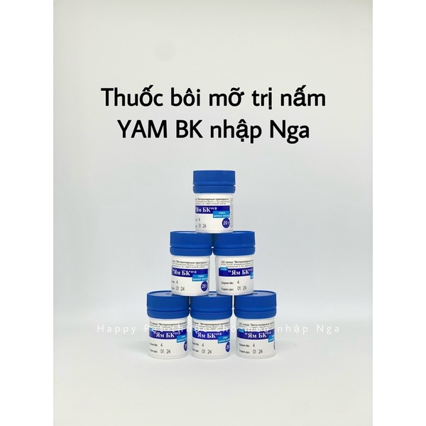KEM MỠ BÔI NẤM AVZ YAM BK NHẬP NGA (lọ 50g)