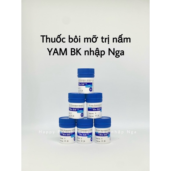 [Mã PET50K giảm Giảm 10% - Tối đa 50K đơn từ 250K] KEM MỠ BÔI NẤM AVZ YAM BK NHẬP NGA (lọ 50g)