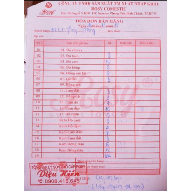 Son Kem Lì [FREESHIP] Son Rosy- Không chì, không thủy ngân, bền màu | BigBuy360 - bigbuy360.vn