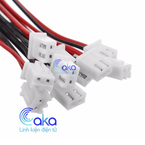 Dây Bus 2 đầu XH2.54 đỏ đen 40CM 24AWG