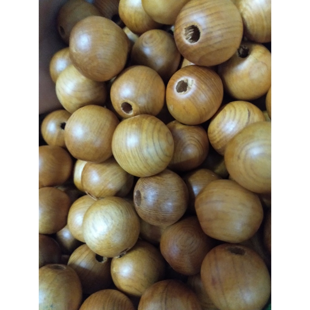 Hạt Gỗ Pơ Mu Tự Nhiên Hạt 18ly - 1000gr ( Mian.vn )