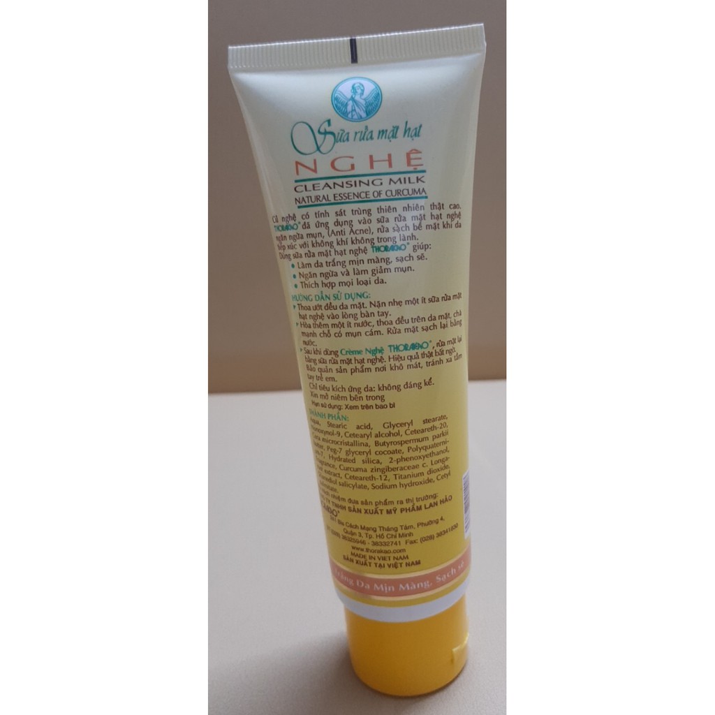 Sữa Rửa Mặt Hạt Nghệ 100g - Thorakao