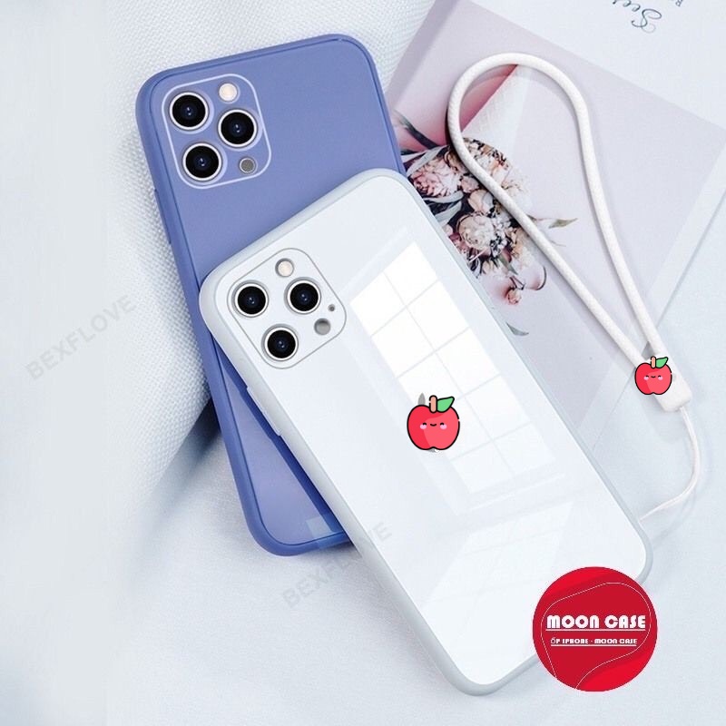 Ốp lưng tráng gương logo táo cho iphone 5/5s/6/6plus/6s/6splus/7/7plus/8/8plus/x/xr/xs/11/12/13/pro/max/plus/promax