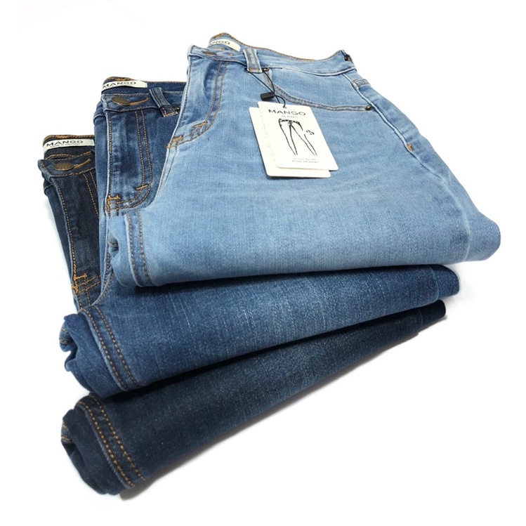 Jean nữ vnxk lưng cao và co giãn mạnh | BigBuy360 - bigbuy360.vn