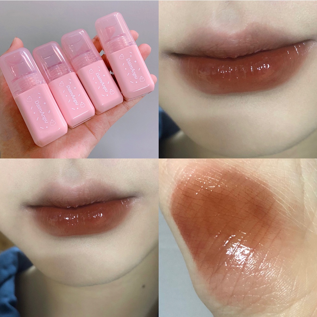 Son bóng Daimanpu vỏ hồng cấp ẩm màu sắc tôn da Candipop