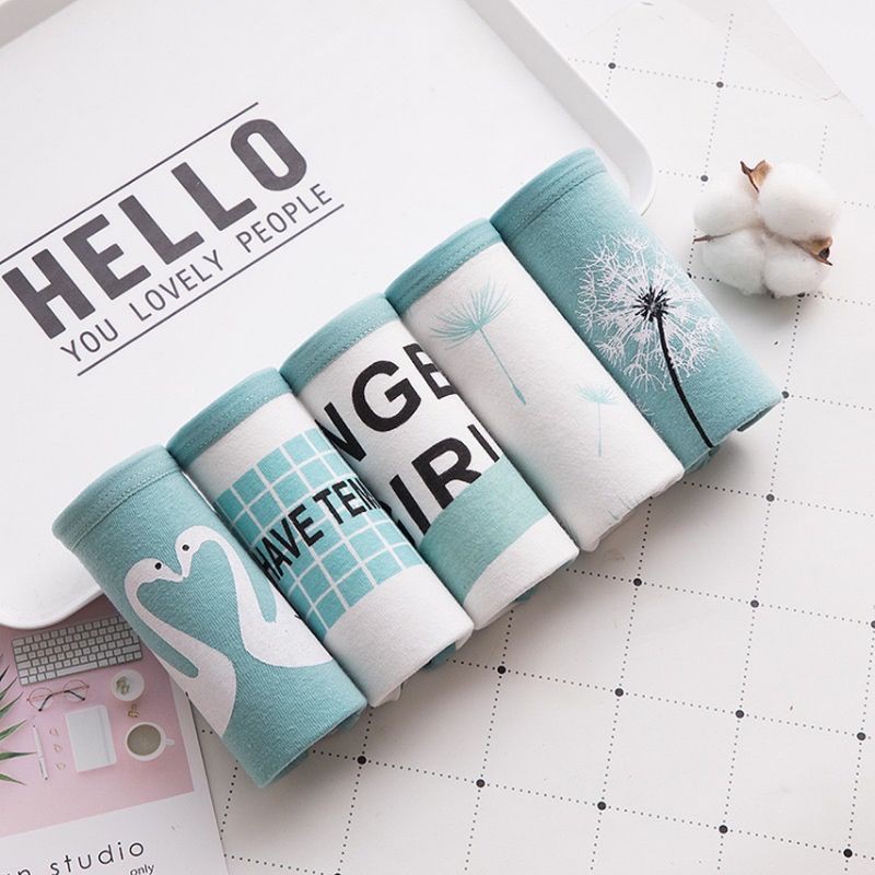 Quần Lót Nữ Cotton Cao Cấp Nâng Mông Thông Hơi Hoạ Tiết Dễ Thương DAPHINO - QL32 | BigBuy360 - bigbuy360.vn