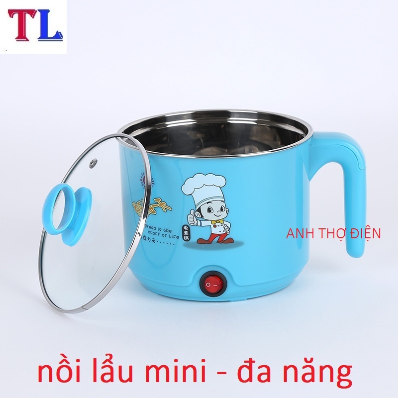 nồi lẩu mini nấu mì - nồi lẩu đa năng 18cm-26cm-28cm 1 tầng