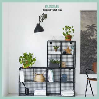 Lưới Sắt Thép Lắp Ghép Đa Năng làm Tấm Trang Trí, Giá Để Sách, Tủ Kệ, Chuồng Nuôi Thú Cưng
