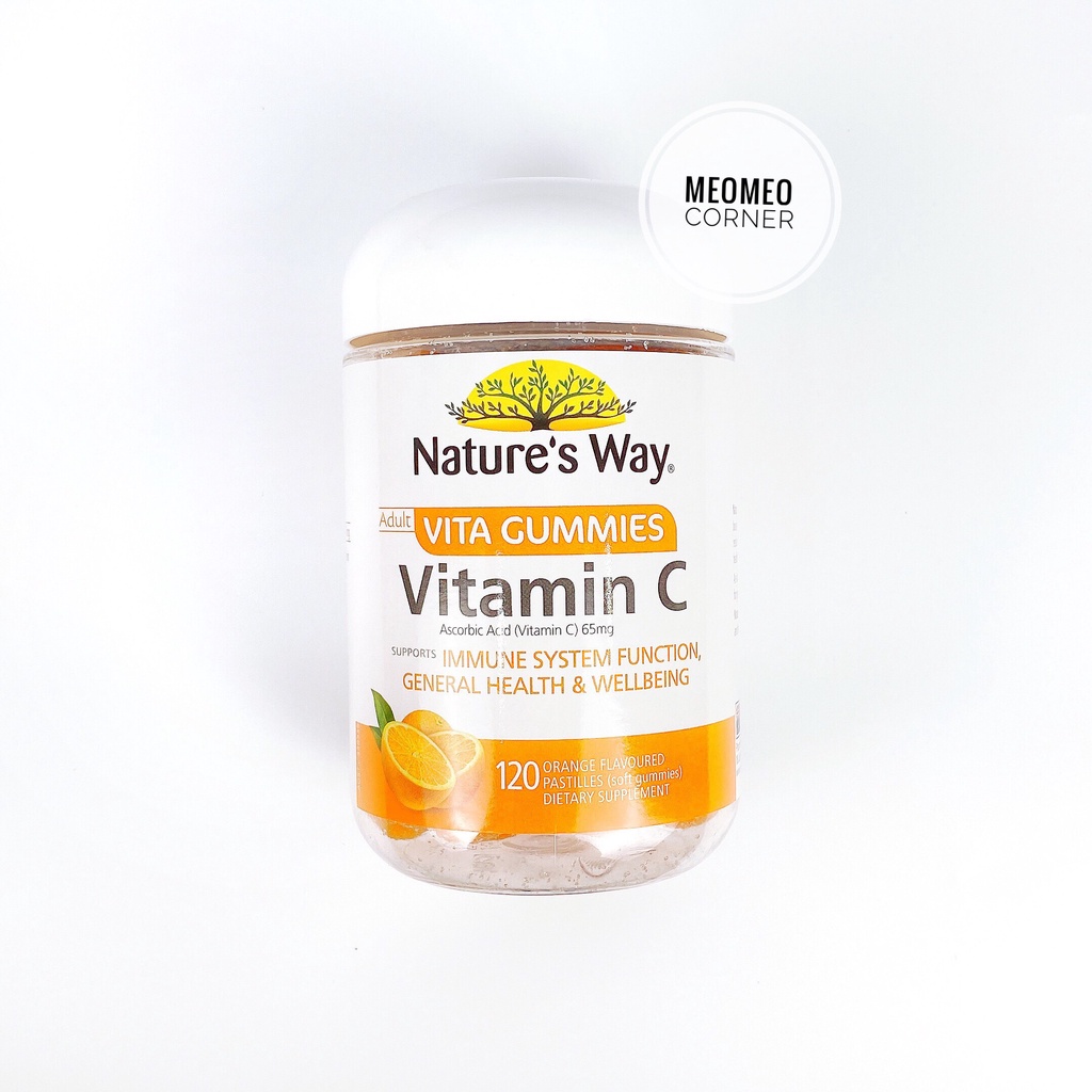 Kẹo dẻo Vitamin C Nature way 120 viên Úc