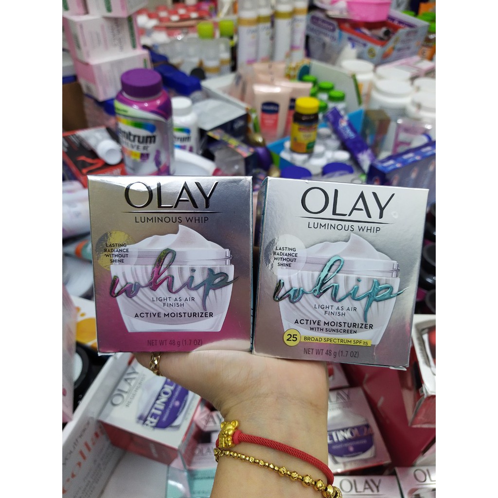 Kem Olay dưỡng trắng cho da nám Olay Luminous Whip