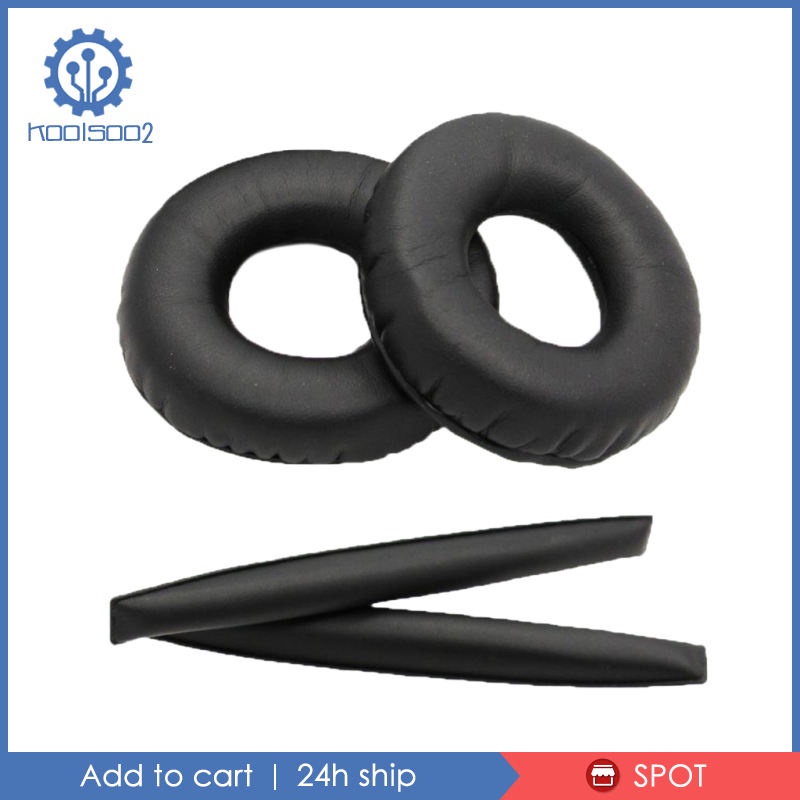 Bộ 2 Miếng Đệm Tai Nghe + Đệm Đầu Thay Thế Cho Sennheiser HD25 HD25-1