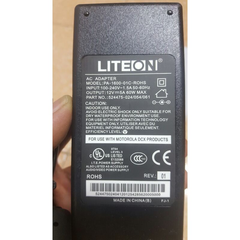 Nguồn 12V 5A LITEON hàng cao cấp