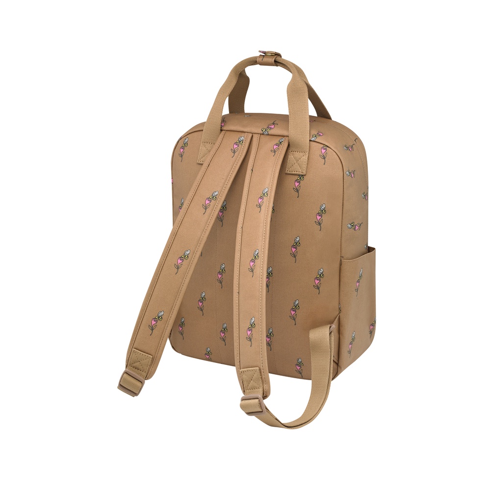 Cath Kidston - Ba lô đi học/đi làm/Utility Backpack Bee &amp; Heart  - Bee &amp; Heart - Camel -1047394