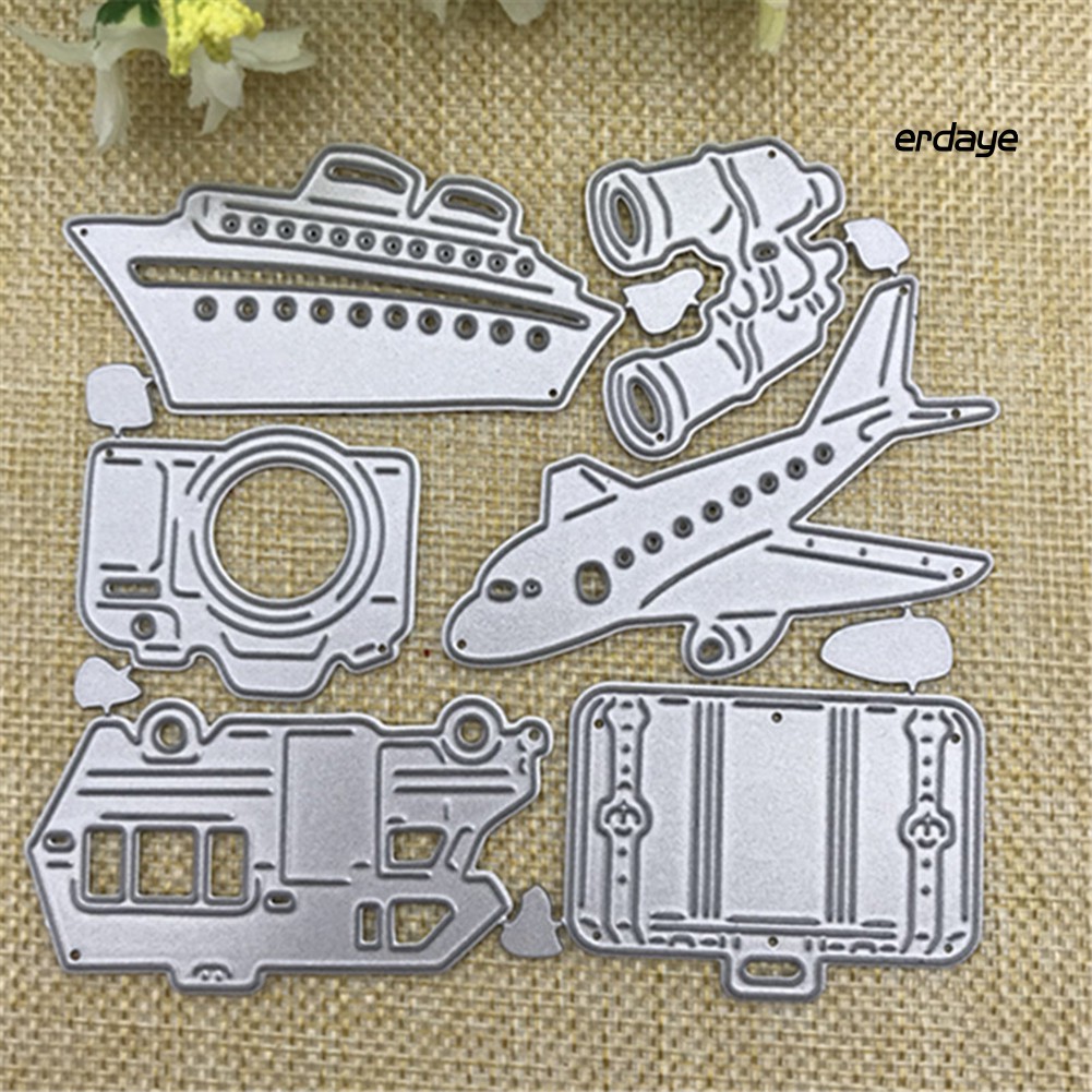 Khuôn Cắt Giấy Kim Loại Hình Tàu Bay Xinh Xắn