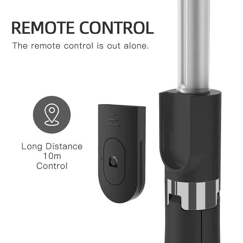 Gậy Chụp Ảnh Tự Sướng + Điều Khiển Từ Xa Tích Hợp Bluetooth Cho Điện Thoại | BigBuy360 - bigbuy360.vn