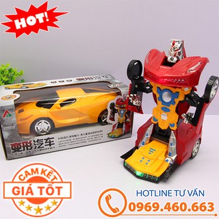 Ô tô biến hình Robot. Ô tô biến thành Robot Siêu Nhân Transformer Siêu Đẳng