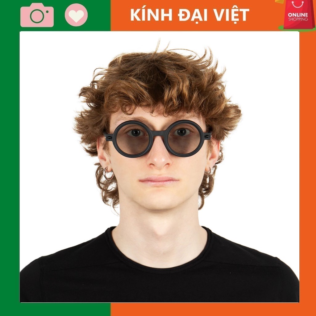 Kính mắt tròn nam nữ KUBORAUM  phụ kiện QUÀ TẶNG đẹp thời trang