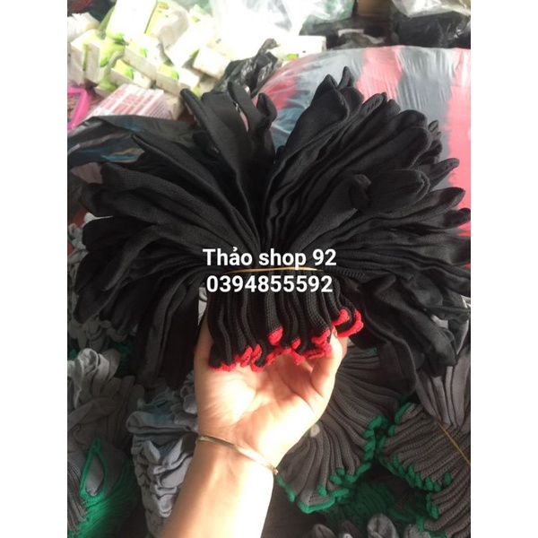 Găng/gang tay MÚT đen/xám bảo hộ lao động/12đôi