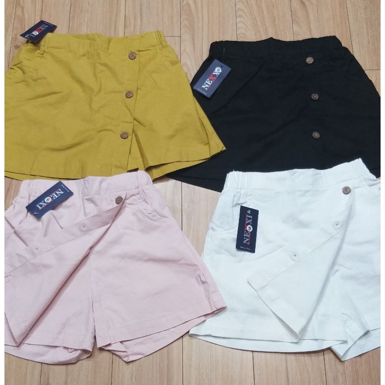 Quần short sooc kaki giả váy size đại cho bé gái 25-48kg
