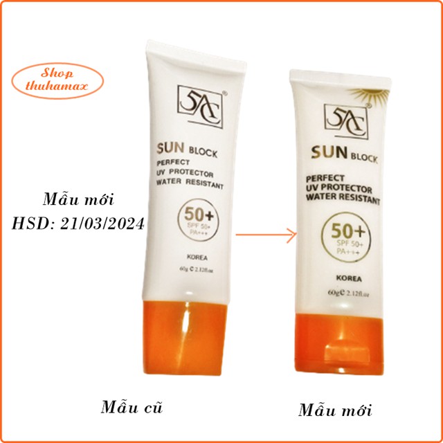 Kem chống nắng Hàn Quốc Sun Block 5AC | BigBuy360 - bigbuy360.vn