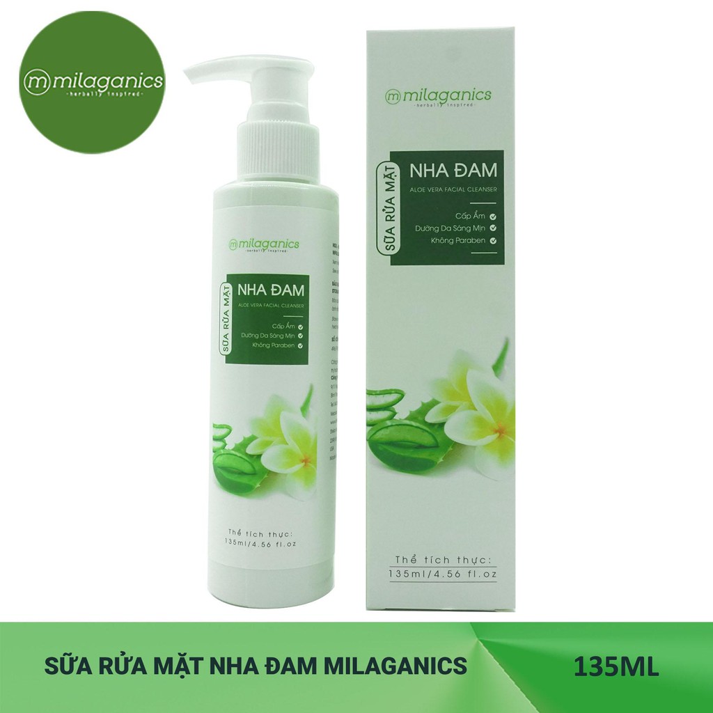 Sữa Rửa Mặt Nha Đam Milaganics 135ml | BigBuy360 - bigbuy360.vn