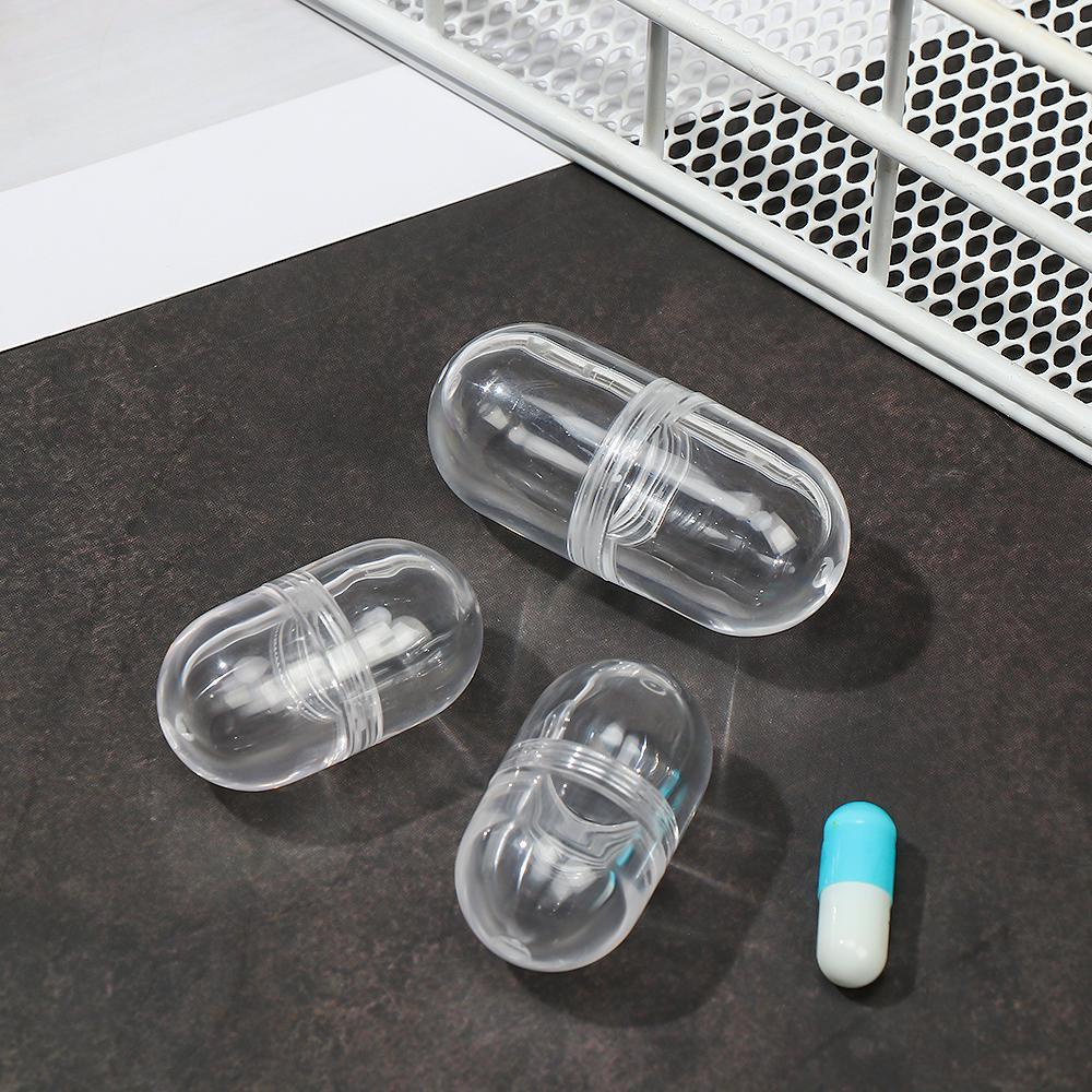 BSUNS Bộ 5 Lọ Đựng Thuốc Trong Suốt Chống Thấm Nước