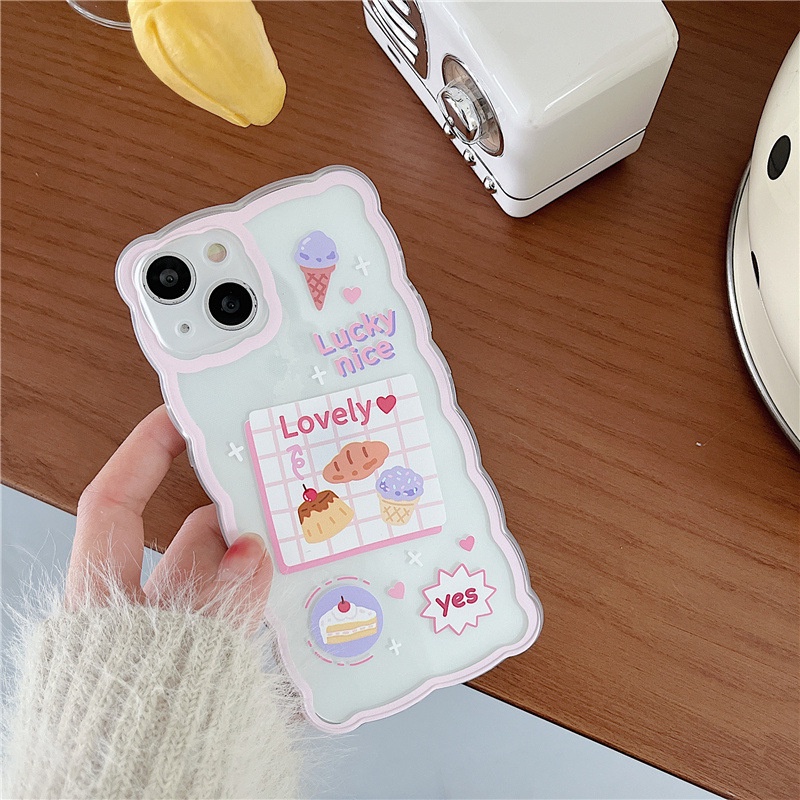 Ốp lưng iphone trong lượn sóng lovely 6/6s/6plus/6splus/7/7plus/8/8plus/xs/11/12/13/14/pro/max/plus/promax TLS13