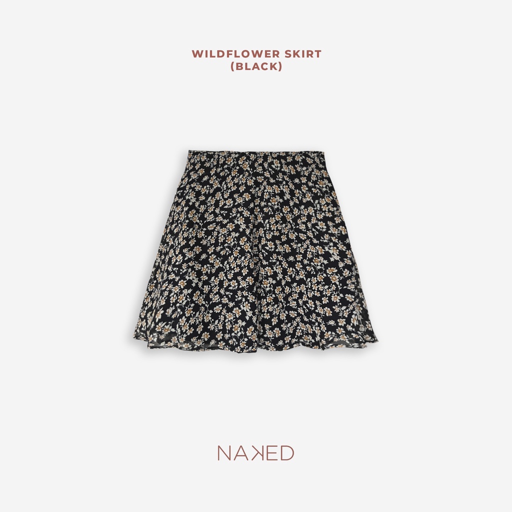 Chân váy hoa nhí xòe Naked by V - Wildflower Skirt