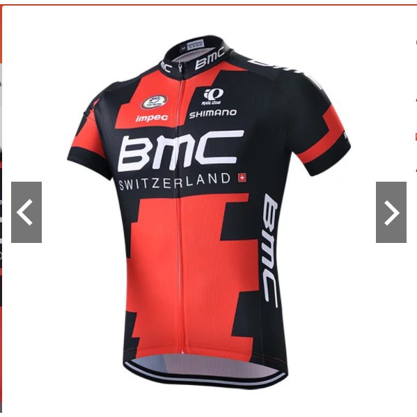 Áo đạp xe nam nữ ngắn tay BMC