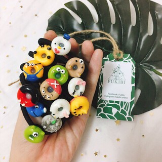 KẸP TĂM, CỘT TÓC DONUT THÚ ẢNH THẬT