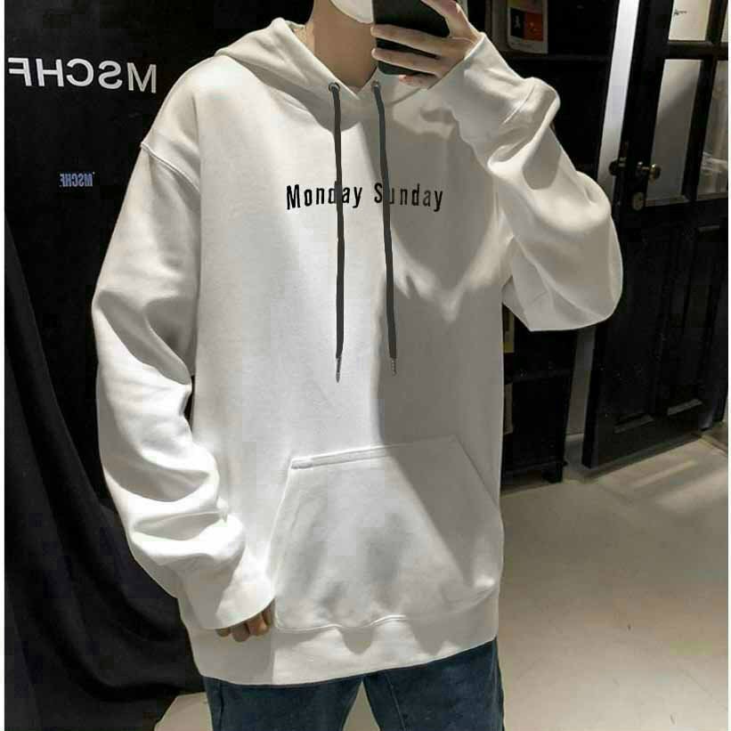 Áo hoodie nỉ mềm mịn tay phối