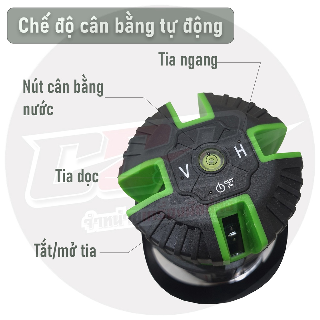 Máy cân bằng, Máy bắn cốt, Máy bắn laser 5 tia xanh 5100 bảo hành 6 tháng