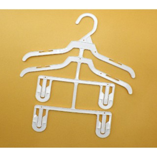 Móc quần áo trẻ em, móc bộ trẻ em 3-5 tuổi, bộ to trẻ em (Combo 10 cái)