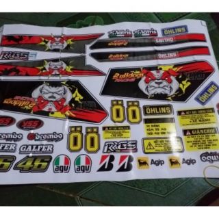 Tem rời dream bull dog đặt in