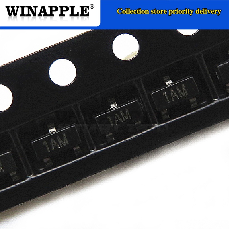 Set 100 Linh Kiện Điện Tử mmbt3904lt1g 1am mmbt3904 2n3904 3904 sot23-3