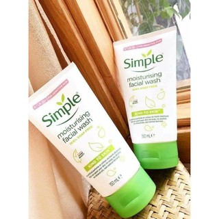 💧💧Sữa rửa mặt Simple [Giá sale] + cấp ẩm cho da khô💧💧