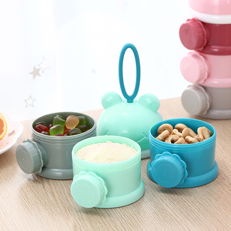 Hộp Đựng Sữa Bột Có Nắp Đậy Tiện Dụng Dành Cho Trẻ Nhỏ