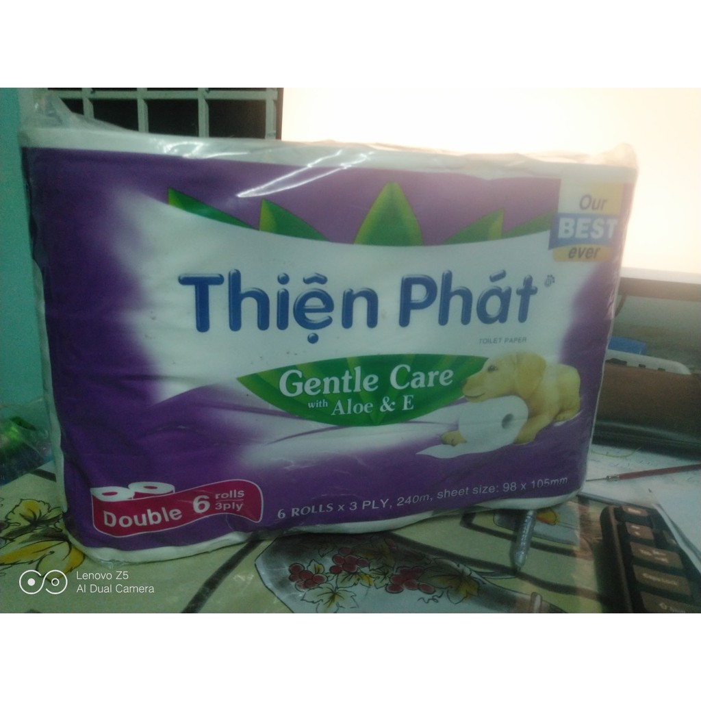 Giấy vệ sinh Thiện Phát 6 cuộn