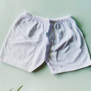 Quần đùi sơ sinh bosini trắng 100% cotton an toàn
