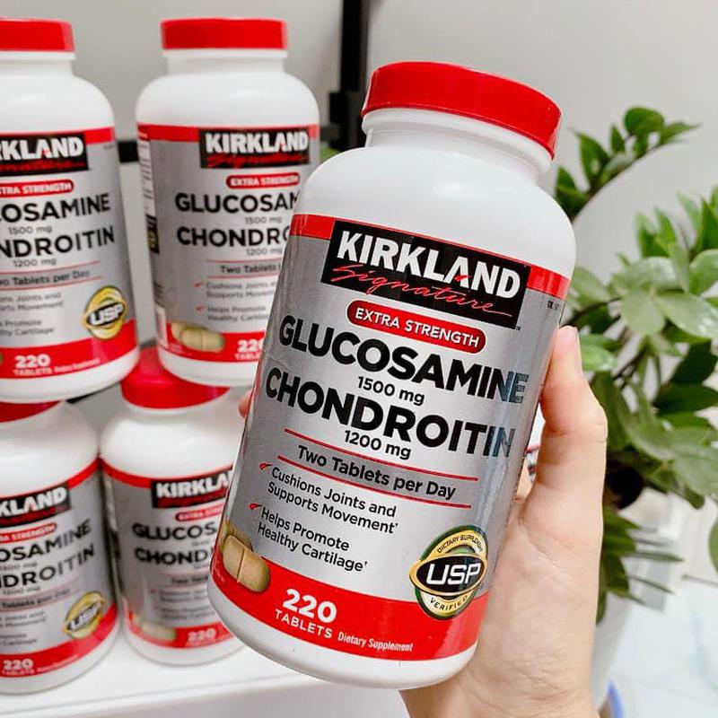 Viên Uống Hỗ Trợ Xương Khớp Kirkland Glucosamine 220 viên của Mỹ