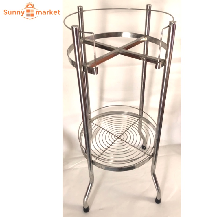 Kệ để bình nước 20 lít bằng inox, chân kệ inox để bình nước