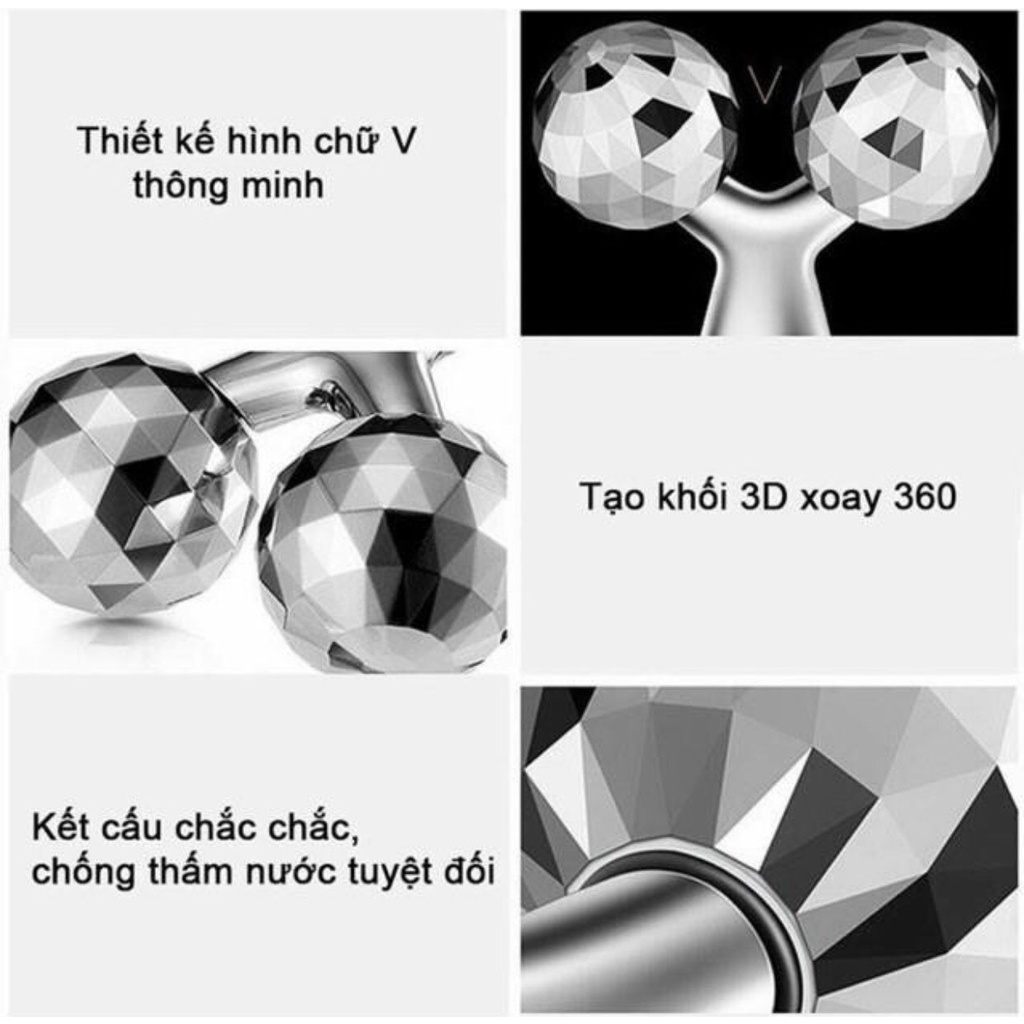 Con Lăn Massage Mặt 3D Cao Cấp Của Hàn Quốc