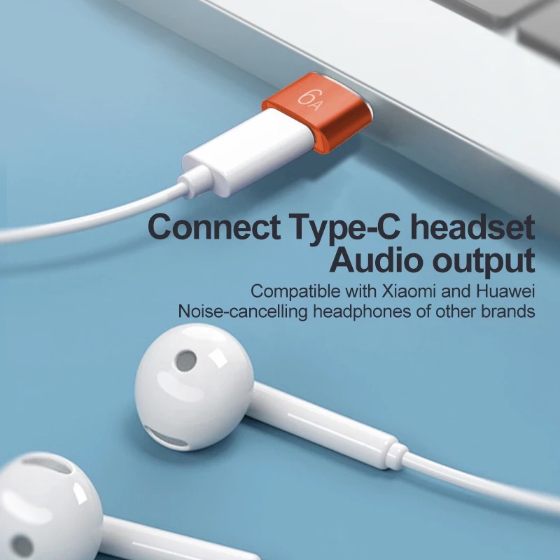 Đầu Chuyển Đổi 6A Type c Sang USB A OTG Cho iPhone Và Android