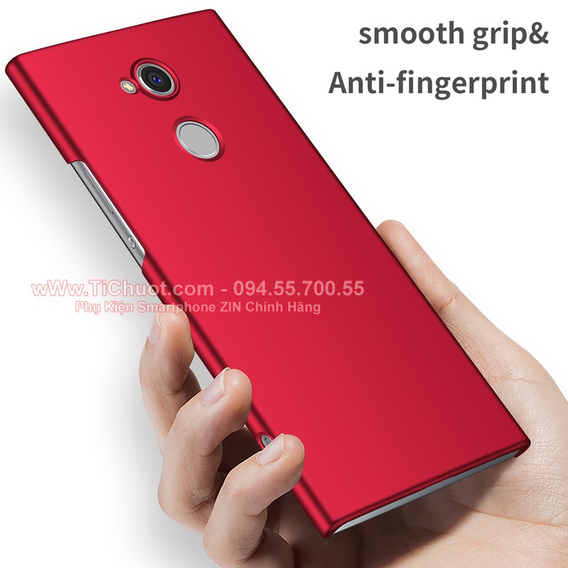 Ốp lưng Sony XA2 Ultra nhựa cứng màu phủ nhung mịn
