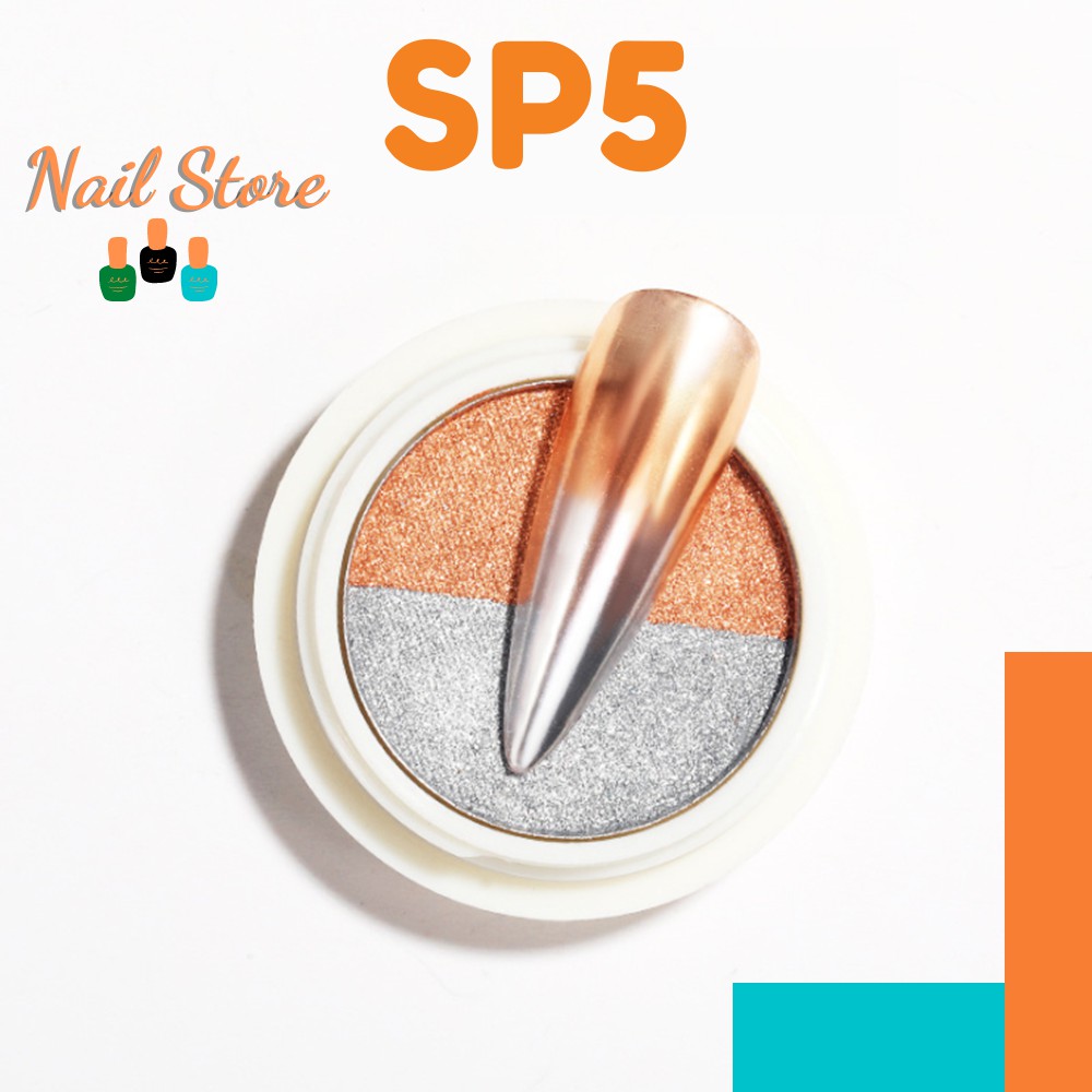 Bột Nhũ Tráng Gương Nail Siêu Sáng Móng