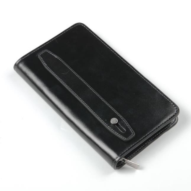 Ví Clutch ( ví nam cầm tay ) 1 Khóa Màu Đen - FREESHIP - BẢO HÀNH 10 Năm