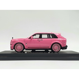 Xe Mô Hình Roll-Royce Cullinan Mansory 1:64 Time Micro ( Hồng )