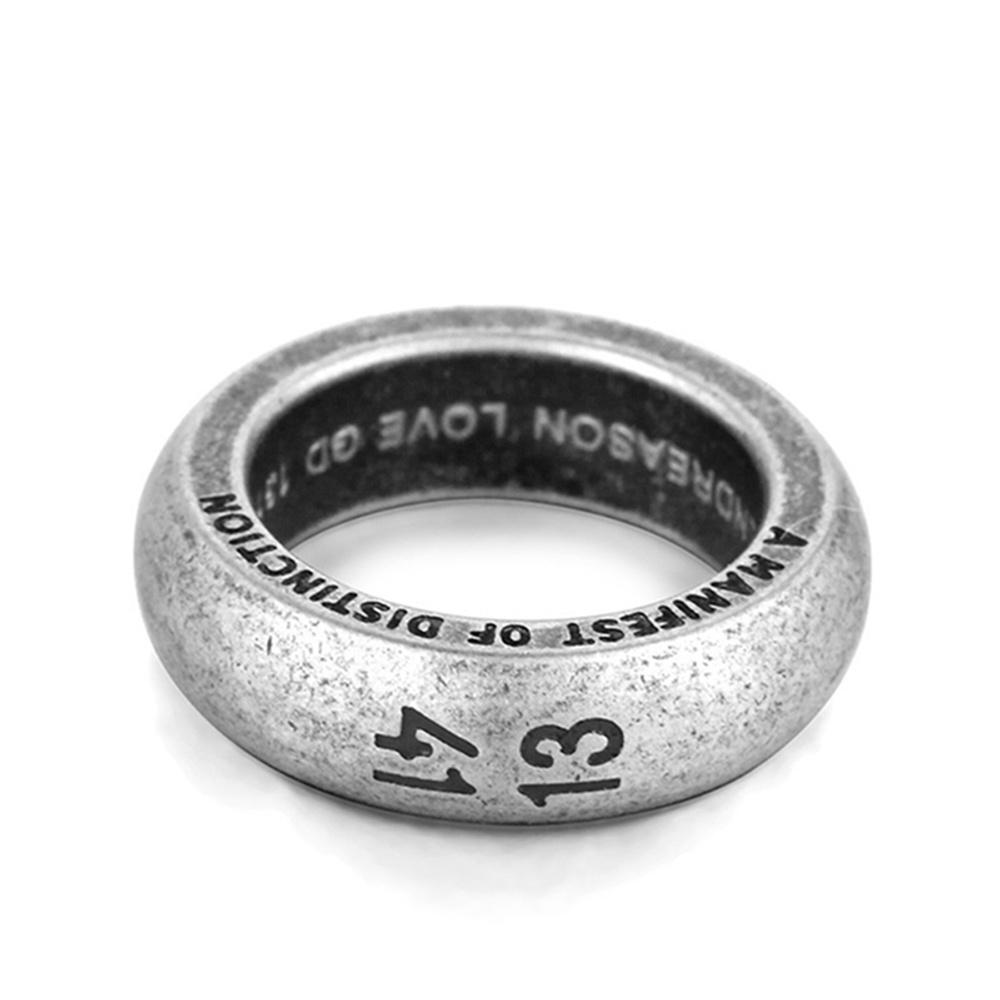 Retro Thời Gian Phong Cách Punk Khắc 1314 Nhẫn Hợp Kim Phong Cách Trang Sức