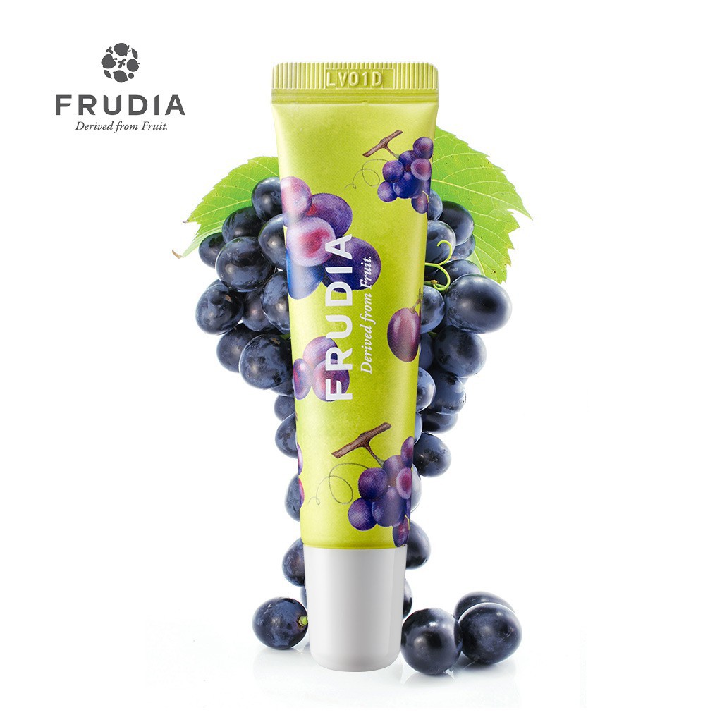 [Tặng 88k] Son Dưỡng Môi Chiết Xuất Từ Nho và Mật Ong Frudia Grape Honey Chu Lip Essence 10g